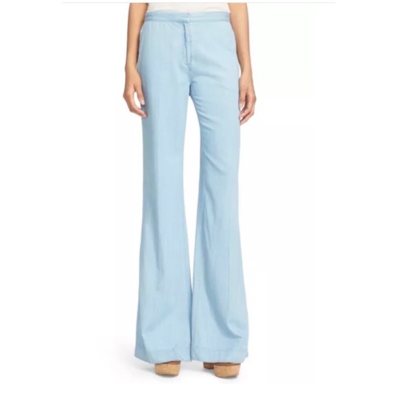 Diane Von Furstenberg Woman’s Katara Denim Pants - Picture 1 of 8
